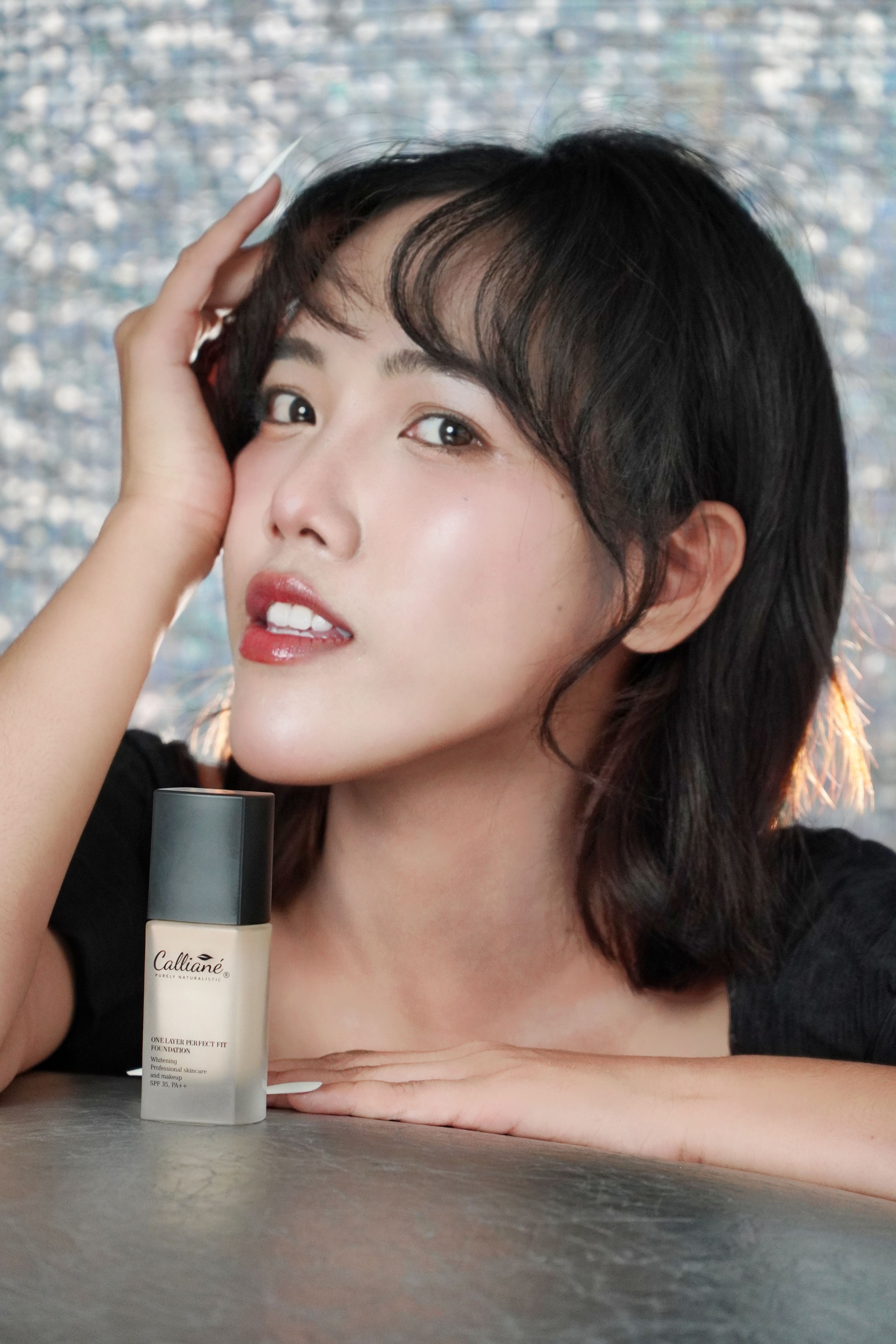 Khách hàng dùng kem nền Calliané One Layer